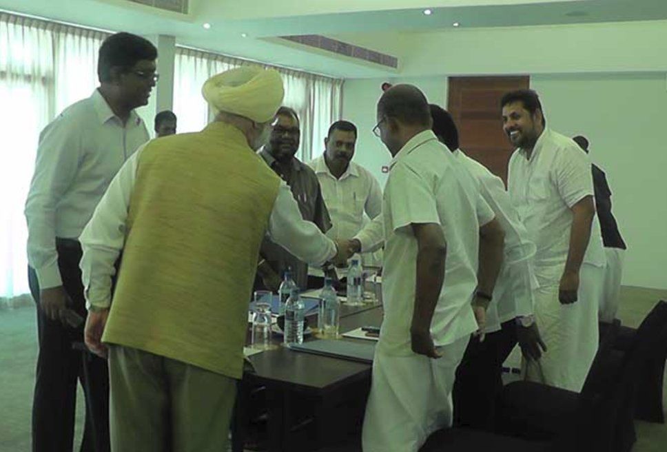 Indian high commissioner met Tamil politicians