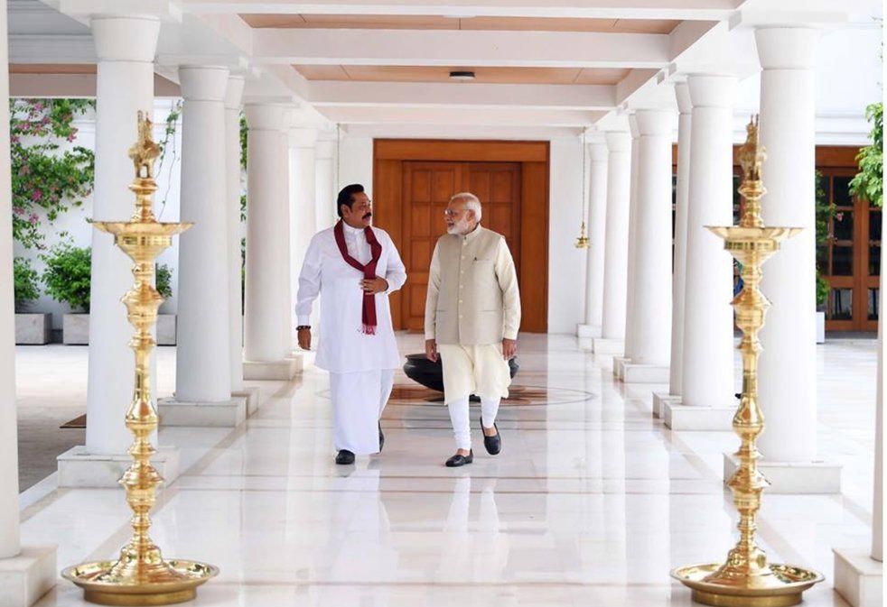 Mahinda Namal met prime minister Modi
