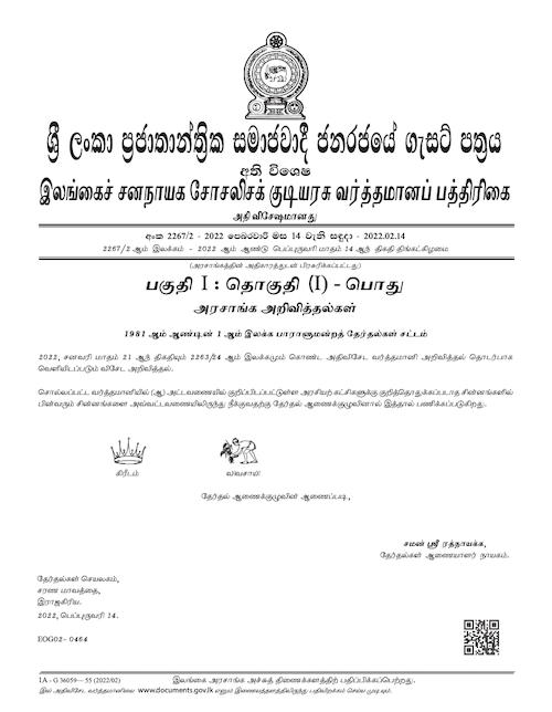 election commission Sri Lanka symbols